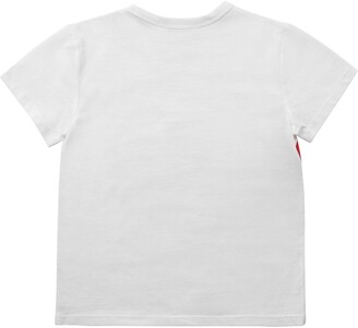 Little Marc Jacobs Girls Short Sleeve Heart T-Shirt - White