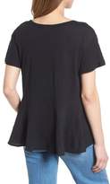 Thumbnail for your product : Caslon Relaxed Peplum Tee