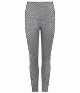 Thumbnail for your product : New Look Teens Black Elasticated Side Geo Jacquard Leggings