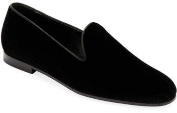 Giorgio Armani Men's Formal Velvet Loafer