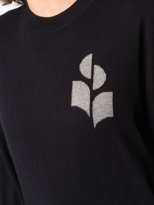 Etoile Isabel Marant Logo-Knit Wool-Cotton Jumper