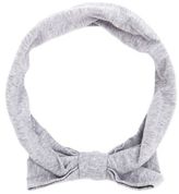 Thumbnail for your product : Charlotte Russe Bow-Front Cotton Turban Head Wrap