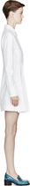 Thumbnail for your product : Stella McCartney White Cotton Piqué Mother Of Pearl Leila Dress