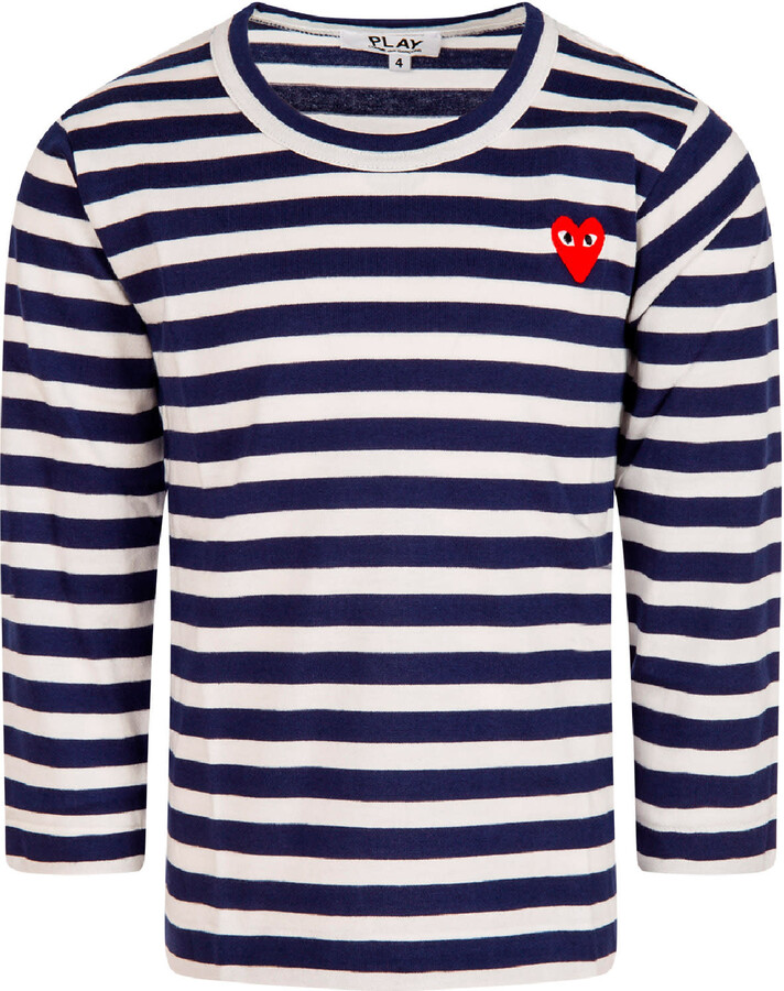 comme des garcon blue moletom com capuz