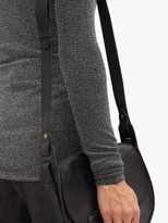 Thumbnail for your product : Isabel Marant Woyela Roll-neck Lurex-jersey Long-sleeved Top - Black Silver