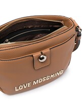 Thumbnail for your product : Love Moschino Logo-Plaque Faux-Leather Shoulder Bag