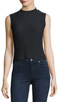 Thumbnail for your product : Theory Cropped Novelty Checker Shell Top