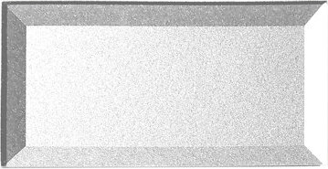 Abolos Secret Dimensions 3 in. x 6 in. Diamond Grade Glass Reverse Beveled Subway Decorative Kitchen & Bathroom Wall Tile