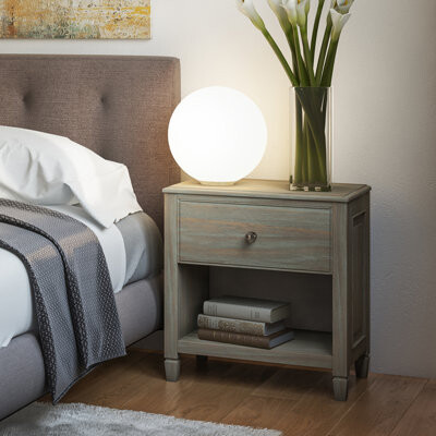 Simpli Home Connaught 1 Drawer Nightstand