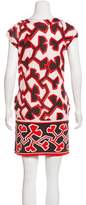 Thumbnail for your product : Diane von Furstenberg Abstract Print Silk Dress