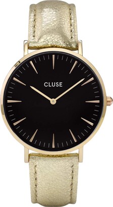 Cluse Womens Analogue Classic Quartz Watch with Leather Strap CL18422