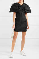 Thumbnail for your product : Jacquemus Vallauris Gathered Wool-piqué Mini Dress - Black