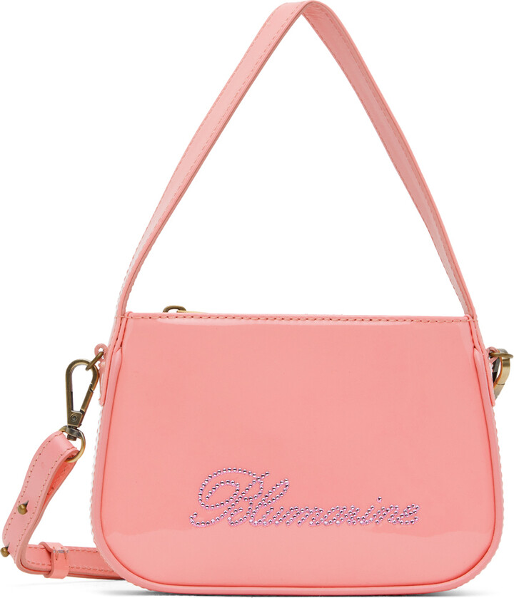 Blumarine Pink Small Rhinestone Bag - ShopStyle