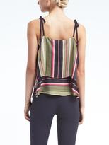 Thumbnail for your product : Banana Republic Easy Care Stripe Shoulder-Tie Top