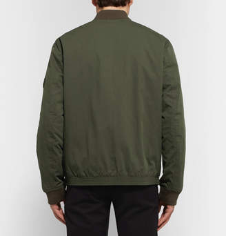 Theory Kerby Cotton-Blend Canvas Bomber Jacket