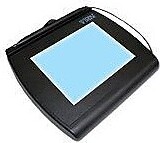 Topaz Systems Topaz® SignatureGem® LCD 4x5 T-LBK766SE-BHSB-R Dual Serial/USB Backlit Higher Speed Edition (SE) Electronic Signature Pad