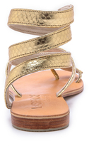Thumbnail for your product : Cocobelle L*Space + Snake Wrap Sandals