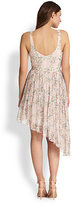 Thumbnail for your product : Elizabeth and James Manette Silk Floral-Print Asymmetrical Dress
