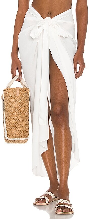 Leilani Sarong in Revolve Donna Abbigliamento Gonne Gonne pareo Ivory Size all. 