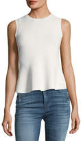 Thumbnail for your product : Theory Sleeveless Textured Knit Shell Top