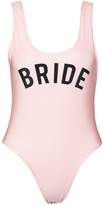 Thumbnail for your product : boohoo Bride Hen Scoop Swimsuit