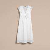 Thumbnail for your product : Burberry Sleeveless Broderie Anglaise Ruffle Detail Dress