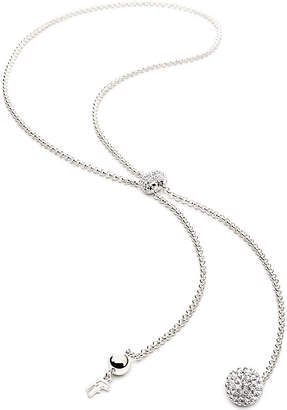 Folli Follie Bling Chic Lariat sterling silver-plated necklace