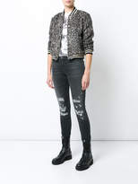 Thumbnail for your product : R 13 leopard print bomber jacket