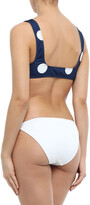 Thumbnail for your product : Solid & Striped The Elle Polka-dot Bikini Top