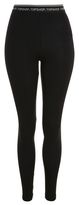 Thumbnail for your product : Topshop Dotted elastic branded leggings