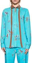 Thumbnail for your product : Bagutta Turquoise Diana Shirt