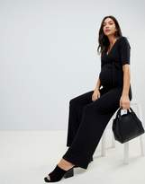 Thumbnail for your product : Bluebelle Maternity v neck jumpsuit with wide leg