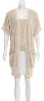 Thumbnail for your product : Peter Som Metallic Knit Cardigan Set w/ Tags