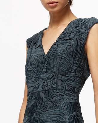 Jigsaw Leaf Lace Dress