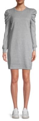 ​Janine Puff-Sleeve Sweatshirt Dress