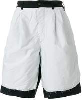 Thumbnail for your product : Comme des Garcons Homme Plus wide leg bermuda shorts