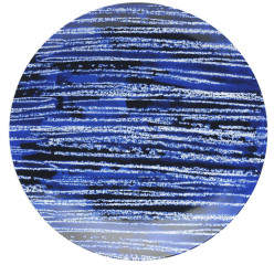 David Jones Shibori Blue Line Side Plate 23cm
