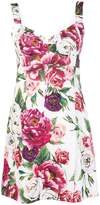 Thumbnail for your product : Dolce & Gabbana peony print bodycon dress