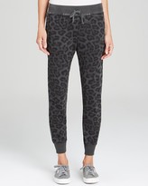 Thumbnail for your product : Splendid Pants - Distressed Leopard Lounge