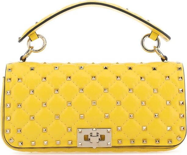 Valentino Yellow Handbags on Sale Back | ShopStyle
