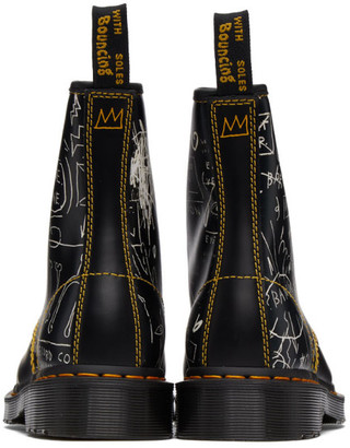 Dr. Martens Black Jean-Michel Basquiat Edition 1460 Boots