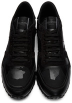 Thumbnail for your product : Valentino Black Garavani Camo Rockrunner Sneakers