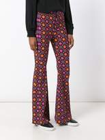 Thumbnail for your product : Givenchy psychedelic print flared trousers