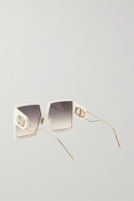 30Montaigne SU Oversized Ivory Square Sunglasses