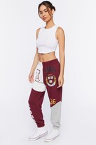 Thumbnail for your product : Forever 21 Harvard Graphic Fleece Joggers