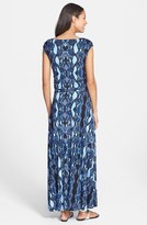 Thumbnail for your product : Calvin Klein Snakeskin Print Cowl Neck Maxi Dress