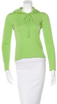 Thumbnail for your product : Lucien Pellat-Finet Hooded Cashmere Sweater
