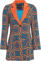 Thumbnail for your product : Kahindo Women's Blue / Yellow / Orange Fiesta Tuxedo Jacket