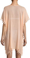 Thumbnail for your product : Seafolly Amnesia Tassel-Trim Caftan Coverup, One Size