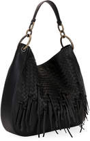 Thumbnail for your product : Bottega Veneta Large Loop Fringe Intrecciato Leather Hobo Bag